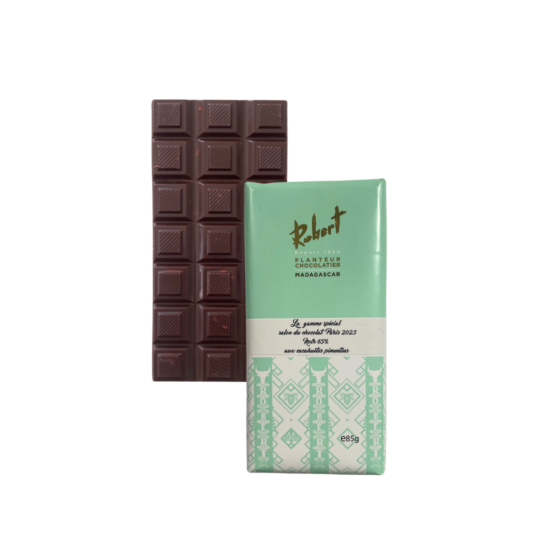 [RECNCAHU] Chocolat Noir 65% Cacao et Cacahuètes Pimentées - Edition Limitée